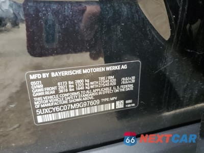 Zdjęcie 13 z 13 samochodu: 2021 BMW X6 XDRIVE40I VIN:5UXCY6C07M9G97609 - miniatura