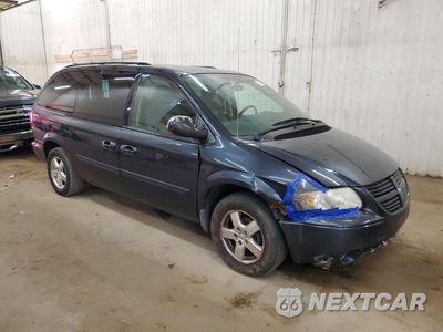 Czwarte zdjęcie samochodu z boku: 2007 DODGE GRAND CARAVAN SXT VIN:2D4GP44L47R254755 - miniatura