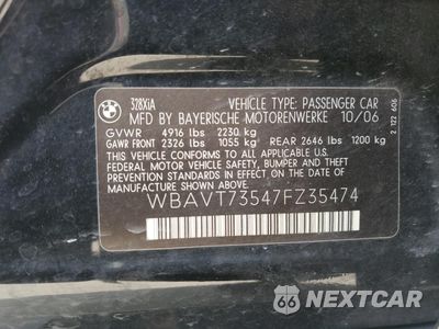 Zdjęcie 13 z 13 samochodu: 2007 BMW 328 XIT VIN:WBAVT73547FZ35474 - miniatura