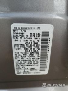 Zdjęcie 13 z 15 samochodu: 2014 NISSAN ROGUE SELECT S VIN:JN8AS5MV4EW707208 - miniatura