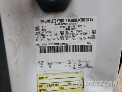 Zdjęcie 12 z 12 samochodu: 2011 FORD F550 SUPER DUTY VIN:1FDUF5GT7BEC31623 - miniatura