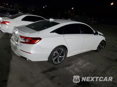 Trzecie zdjęcie samochodu z tyłu: 2020 HONDA ACCORD SPORT VIN:1HGCV1F31LA126194 - miniatura