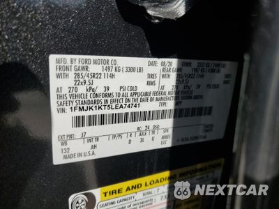 Zdjęcie 13 z 15 samochodu: 2020 FORD EXPEDITION MAX LIMITED VIN:1FMJK1KT5LEA74741 - miniatura