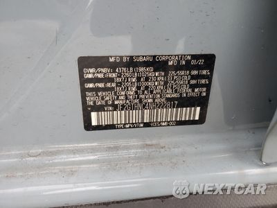 Zdjęcie 13 z 13 samochodu: 2022 SUBARU CROSSTREK LIMITED VIN:JF2GTHNC4NH222817 - miniatura