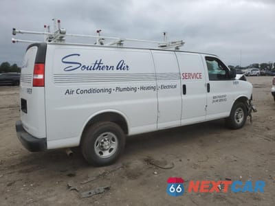 Trzecie zdjęcie samochodu z tyłu: 2023 CHEVROLET EXPRESS G3500 VIN:1GCZGHFP1P1120660 - miniatura