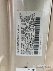 Zdjęcie 12 z 14 samochodu: 2018 HONDA ACCORD EX VIN:1HGCV1F4XJA151147 - miniatura
