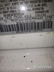 Zdjęcie 12 z 12 samochodu: 2014 NISSAN SENTRA S VIN:3N1AB7AP3EY283934 - miniatura