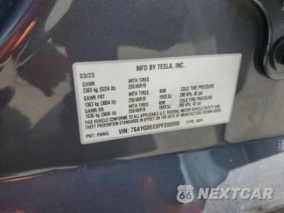 Zdjęcie 13 z 14 samochodu: 2023 TESLA MODEL Y VIN:7SAYGDEE8PF699998 - miniatura