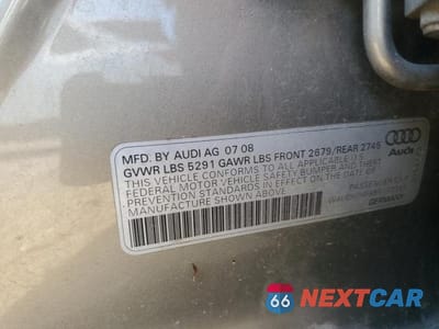 Zdjęcie 12 z 12 samochodu: 2008 AUDI A6 3.2 QUATTRO VIN:WAUDH74F88N172399 - miniatura