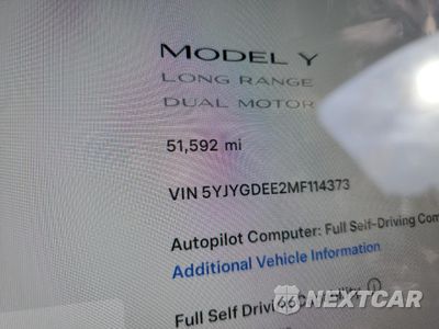 Zdjęcie 9 z 13 samochodu: 2021 TESLA MODEL Y VIN:5YJYGDEE2MF114373 - miniatura