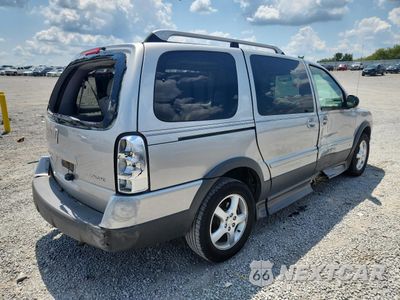 Trzecie zdjęcie samochodu z tyłu: 2006 PONTIAC MONTANA SV6 INCOMPLETE VIN:1G5DV13LX6D208197 - miniatura