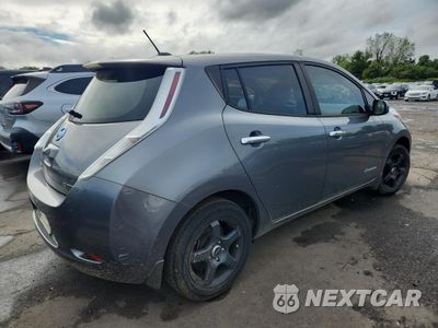 Trzecie zdjęcie samochodu z tyłu: 2016 NISSAN LEAF S VIN:1N4AZ0CP0GC303667 - miniatura