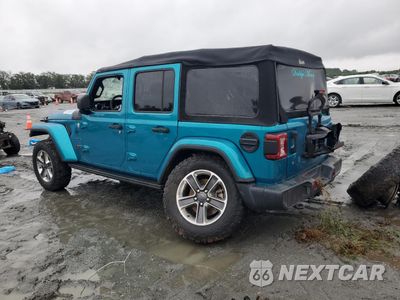 Drugie zdjęcie samochodu z przodu: 2019 JEEP WRANGLER UNLIMITED SAHARA VIN:1C4HJXEN4KW621531 - miniatura