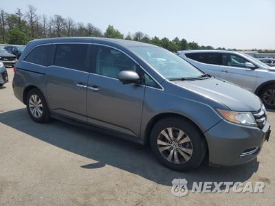 Czwarte zdjęcie samochodu z boku: 2016 HONDA ODYSSEY EXL VIN:5FNRL5H67GB160201 - miniatura