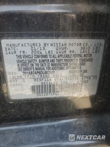 Zdjęcie 12 z 12 samochodu: 2013 NISSAN SENTRA S VIN:3N1AB7AP6DL662048 - miniatura