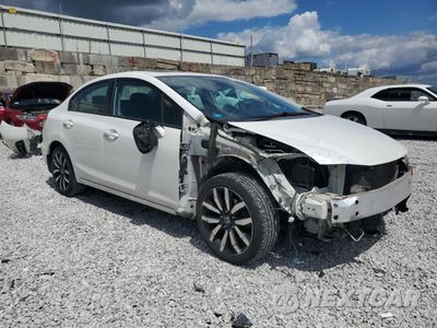 Czwarte zdjęcie samochodu z boku: 2015 HONDA CIVIC EXL VIN:19XFB2F98FE089743 - miniatura