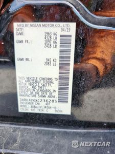 Zdjęcie 12 z 13 samochodu: 2019 NISSAN ALTIMA SL VIN:1N4BL4EVXKC236285 - miniatura