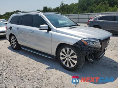 Czwarte zdjęcie samochodu z boku: 2017 MERCEDES-BENZ GLS 450 4MATIC VIN:4JGDF6EE2HA909771 - miniatura