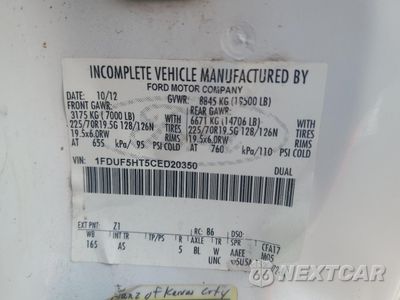 Zdjęcie 13 z 13 samochodu: 2012 FORD F550 SUPER DUTY VIN:1FDUF5HT5CED20350 - miniatura