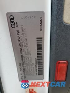 Zdjęcie 12 z 12 samochodu: 2021 AUDI A4 PREMIUM 40 VIN:WAUABAF49MN006657 - miniatura