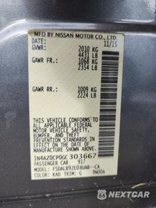 Zdjęcie 12 z 12 samochodu: 2016 NISSAN LEAF S VIN:1N4AZ0CP0GC303667 - miniatura