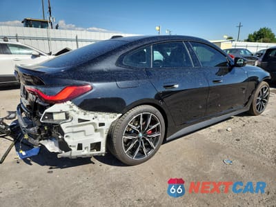 Trzecie zdjęcie samochodu z tyłu: 2024 BMW M440XI GRAN COUPE VIN:WBA13AW02RFT61133 - miniatura
