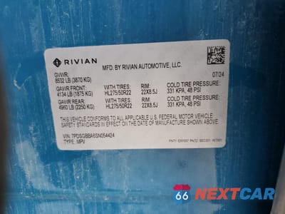 Zdjęcie 13 z 16 samochodu: 2025 RIVIAN R1S ADVENTURE VIN:7PDSGBBA6SN054424 - miniatura