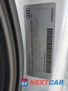 Zdjęcie 12 z 12 samochodu: 2016 AUDI A6 PREMIUM PLUS VIN:WAUGFAFC0GN136210 - miniatura