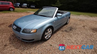 Drugie zdjęcie samochodu z przodu: 2005 AUDI A4 QUATTRO CABRIOLET VIN:WAUDT48H85K010875 - miniatura