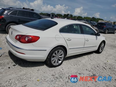 Trzecie zdjęcie samochodu z tyłu: 2010 VOLKSWAGEN CC SPORT VIN:WVWML7AN0AE517220 - miniatura