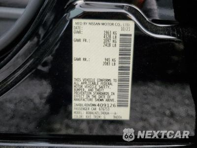 Zdjęcie 12 z 12 samochodu: 2021 NISSAN ALTIMA SV VIN:1N4BL4DV0MN409126 - miniatura