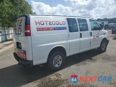 Trzecie zdjęcie samochodu z tyłu: 2019 GMC SAVANA G2500 VIN:1GTW7AFG9K1331589 - miniatura