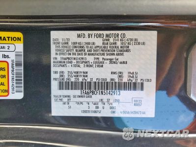 Zdjęcie 12 z 15 samochodu: 2022 FORD MUSTANG GT VIN:1FA6P8CF1N5142913 - miniatura
