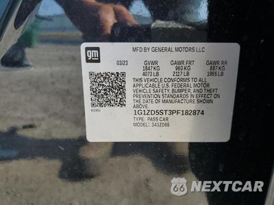 Zdjęcie 12 z 12 samochodu: 2023 CHEVROLET MALIBU LT VIN:1G1ZD5ST3PF182874 - miniatura