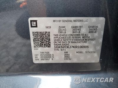 Zdjęcie 13 z 15 samochodu: 2019 GMC YUKON DENALI VIN:1GKS2CKJ7KR336905 - miniatura