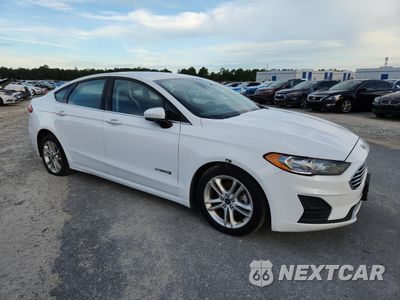 Czwarte zdjęcie samochodu z boku: 2019 FORD FUSION SE VIN:3FA6P0LUXKR124841 - miniatura