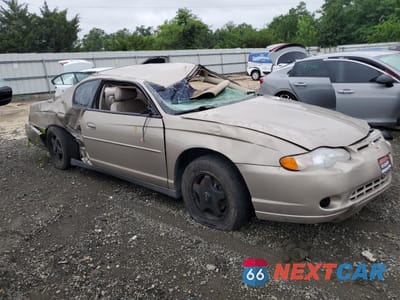 Czwarte zdjęcie samochodu z boku: 2003 CHEVROLET MONTE CARLO LS VIN:2G1WW12E139396921 - miniatura
