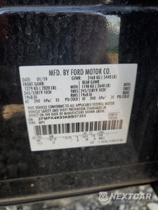 Zdjęcie 13 z 14 samochodu: 2019 FORD EDGE TITANIUM VIN:2FMPK4K93KBB57353 - miniatura