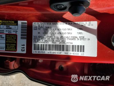 Zdjęcie 12 z 12 samochodu: 2017 TOYOTA TACOMA DOUBLE CAB VIN:3TMCZ5AN9HM057977 - miniatura