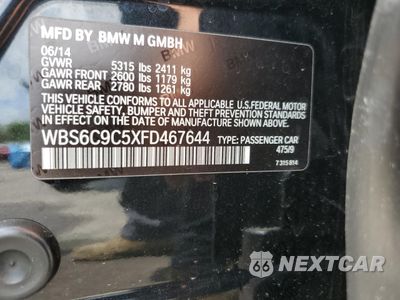 Zdjęcie 12 z 14 samochodu: 2015 BMW M6 GRAN COUPE VIN:WBS6C9C5XFD467644 - miniatura