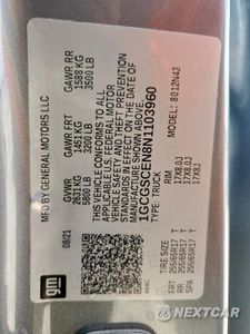 Zdjęcie 12 z 13 samochodu: 2022 CHEVROLET COLORADO LT VIN:1GCGSCEN8N1103960 - miniatura