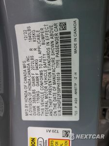 Zdjęcie 13 z 14 samochodu: 2023 HONDA CIVIC SPORT VIN:2HGFE2F59PH516519 - miniatura