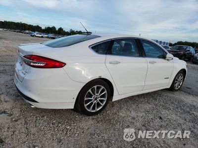 Trzecie zdjęcie samochodu z tyłu: 2017 FORD FUSION SE HYBRID VIN:3FA6P0LU7HR409408 - miniatura