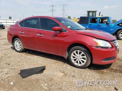 Czwarte zdjęcie samochodu z boku: 2014 NISSAN SENTRA S VIN:3N1AB7AP4EY292979 - miniatura