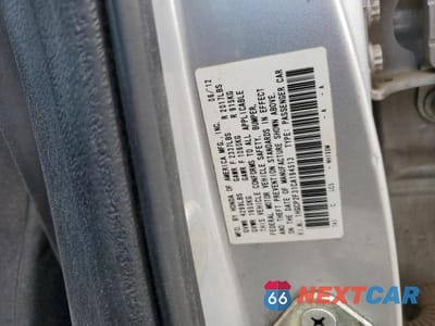 Zdjęcie 12 z 12 samochodu: 2012 HONDA ACCORD LX VIN:1HGCP2F31CA194513 - miniatura