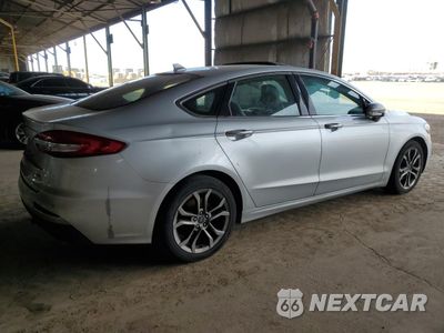 Trzecie zdjęcie samochodu z tyłu: 2019 FORD FUSION SEL VIN:3FA6P0CD5KR271262 - miniatura