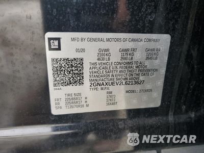 Zdjęcie 13 z 15 samochodu: 2020 CHEVROLET EQUINOX LT VIN:2GNAXUEV2L6213627 - miniatura