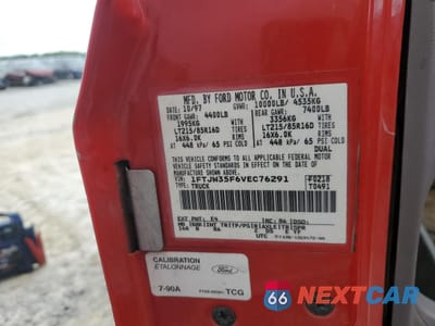 Zdjęcie 12 z 14 samochodu: 1997 FORD F350 VIN:1FTJW35F6VEC76291 - miniatura