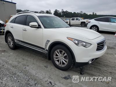 Czwarte zdjęcie samochodu z boku: 2015 INFINITI QX70 VIN:JN8CS1MW1FM480180 - miniatura