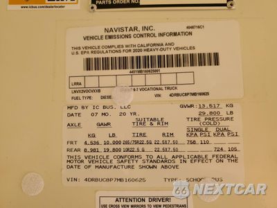 Zdjęcie 10 z 10 samochodu: 2021 IC CORPORATION 3000 CE VIN:4DRBUC8P7MB160625 - miniatura